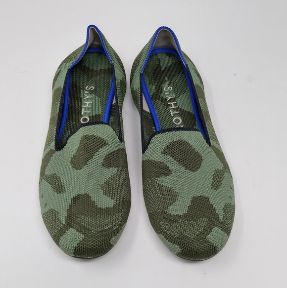 Rothy's Women's Olive Camouflage Loafers 9 - Picture 3 of 8